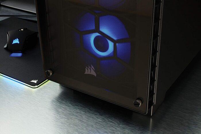Corsair AF120 Air Series, 120 mm LED Low Noise Cooling Fan - Blue (Triple Pack) - Image 4