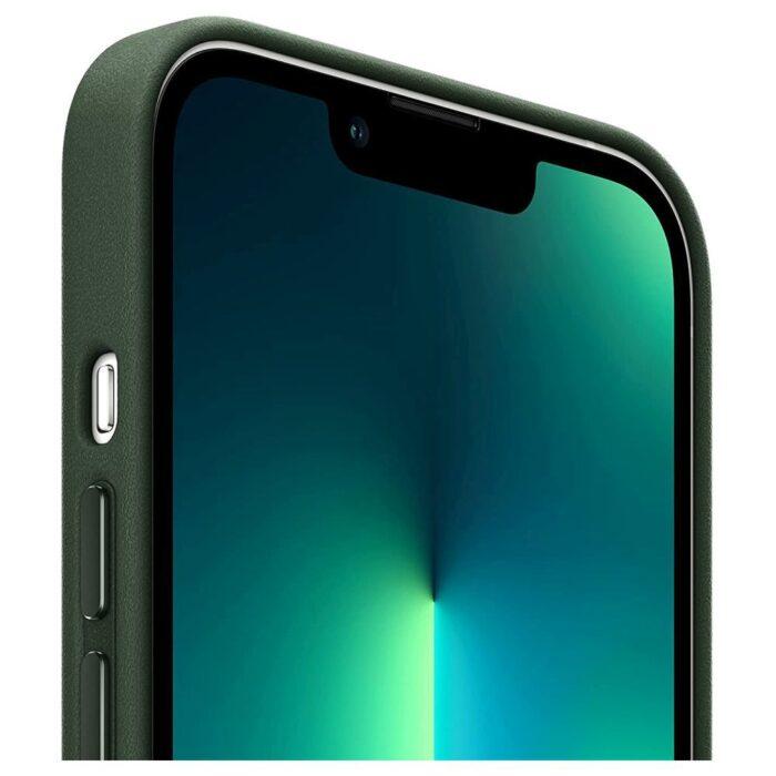 Apple iPhone 13 Pro Max Leather Case with MagSafe - Sequoia Green - Image 2