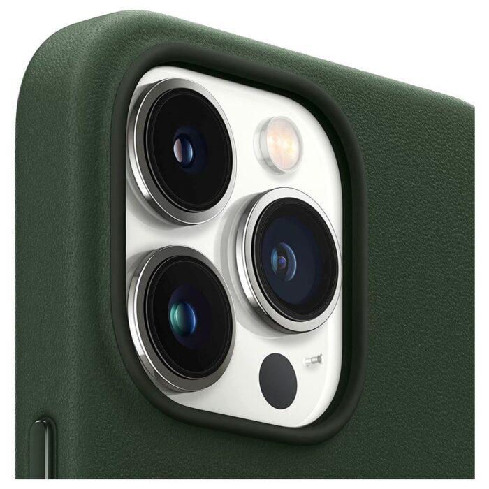 Apple iPhone 13 Pro Max Leather Case with MagSafe - Sequoia Green - Image 3