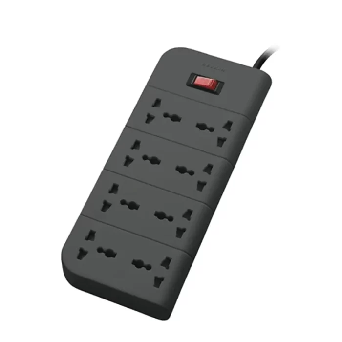 Belkin Essential Series 8-Socket Surge Protector Universal Socket with 6.5ft Heavy Duty Cable (Grey) - Image 1
