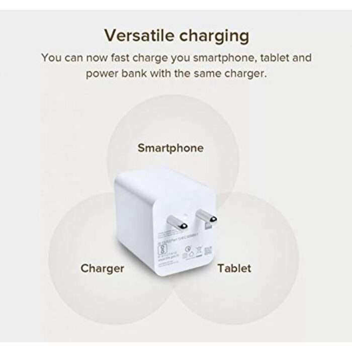 Mi 27W USB Qualcomm 3.0 Superfast Charger Adapter for Cellular Phones (White) - Image 2