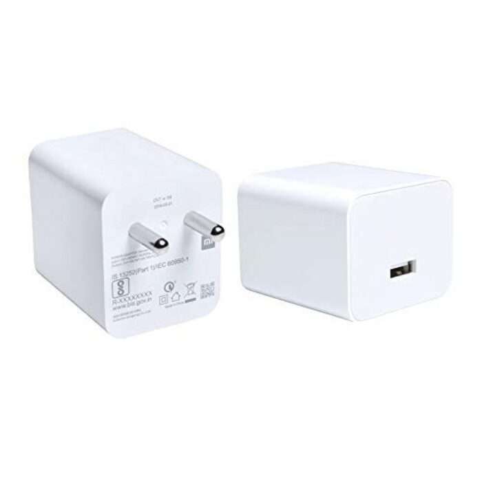 Mi 27W USB Qualcomm 3.0 Superfast Charger Adapter for Cellular Phones (White) - Image 1