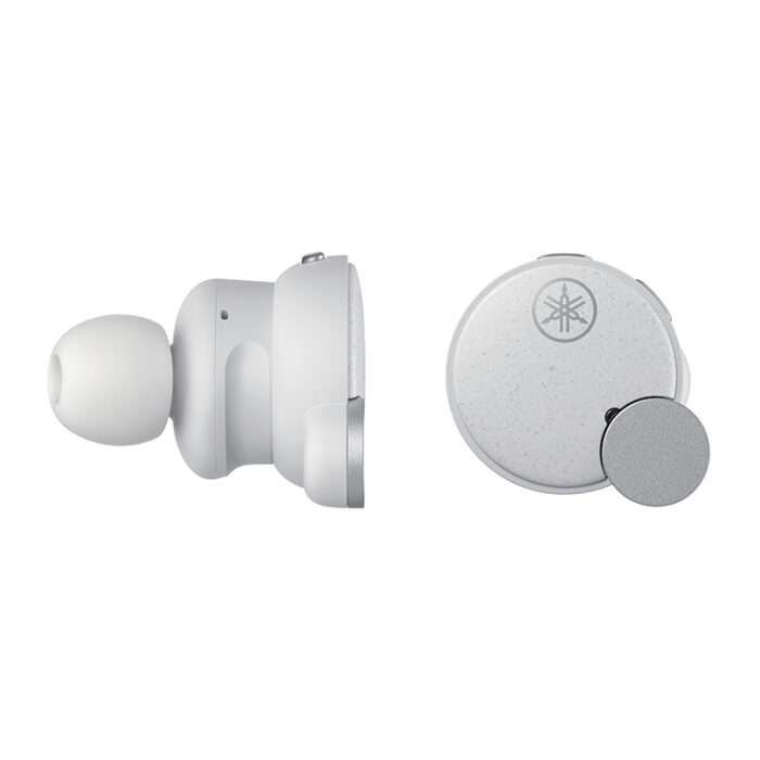 Yamaha Audio TW-E7B Wireless Earbuds, True Sound, Bluetooth, Active Noise Cancelling, Built-in Microphones - White - Image 3