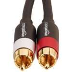 AmazonBasics PBH-20216 2-Male to 2-Male RCA Audio Cable - 4 Feet (Black) - Image 2