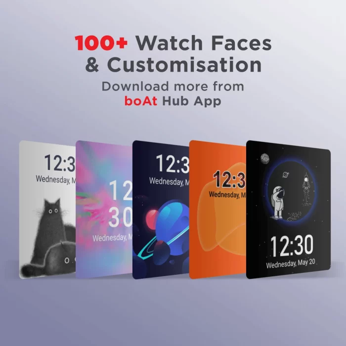 boAt Wave Neo with 1.69 inch , 2.5D Curved Display & Multiple Sports Modes Smartwatch -Active Black - Image 5