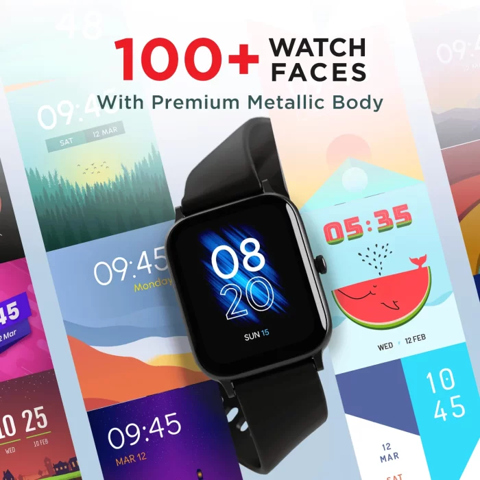 boAt Xtend Pro Bluetooth Calling Smartwatch with 1.78" AMOLED Display, 700+ Active Modes, Live Cricket Scores - Black - Image 4