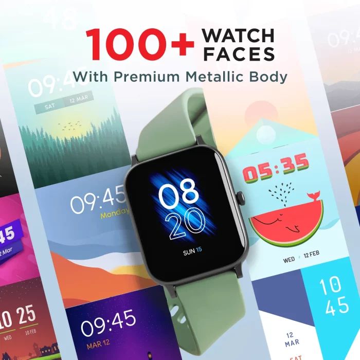 boAt Xtend Pro Bluetooth Calling Smartwatch with 1.78" AMOLED Display, 700+ Active Modes, Live Cricket Scores - Sage Green - Image 4