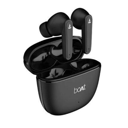 boAt Airdopes 113 with Powerful 13mm Drivers, Beast™ Mode for Gaming, ENx™ Technology, Up to 24 hours of Continuous Playback (Space Black)
