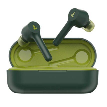 boAt Airdopes 281 Pro Wireless Earbuds with 4 Mics, ASAP Charge, 6mm Drivers, 32H Nonstop Audio Bliss, ENx™ Technology - Viper Green