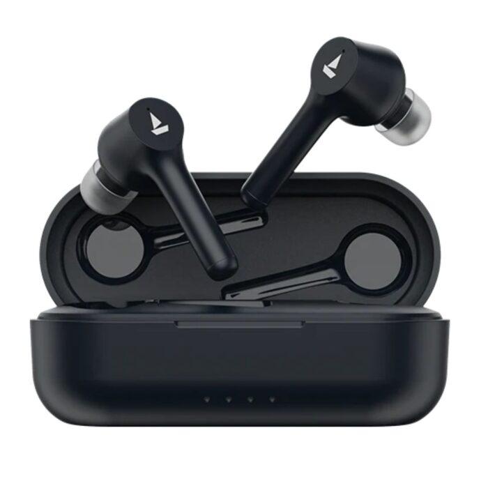 boAt Airdopes 281 Pro Wireless Earbuds with 4 Mics, ASAP Charge, 6mm Drivers, 32H Nonstop Audio Bliss, ENx™ Technology - Black - Image 1