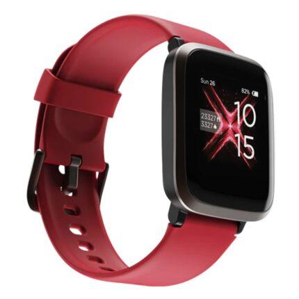 boAt Storm Full-Touch Curved Color Display, 5 ATM Water Resistance, Health Monitors - Red