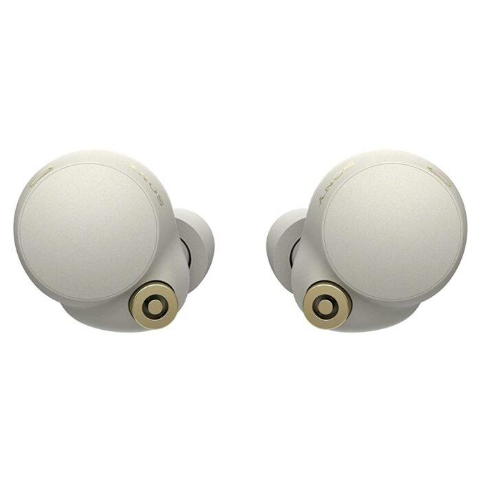 Sony WF-1000XM4 Industry Leading Active Noise Cancellation Multipoint Connection BT 5.2 TWS Truly Wireless in Ear Earbuds -Silver - Image 1