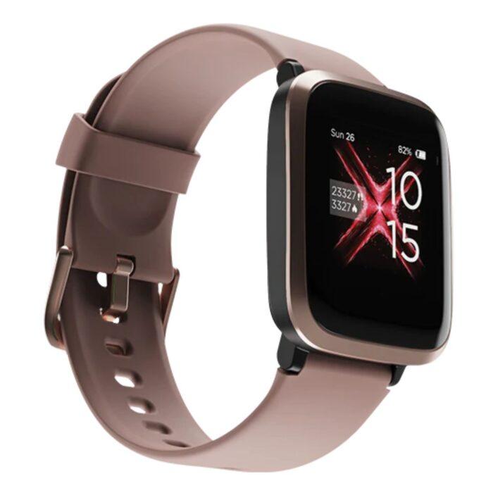 boAt Storm Full-Touch Curved Color Display, 5 ATM Water Resistance, Health Monitors and 8 Active Sports Mode -  Cherry Blossom - Image 1