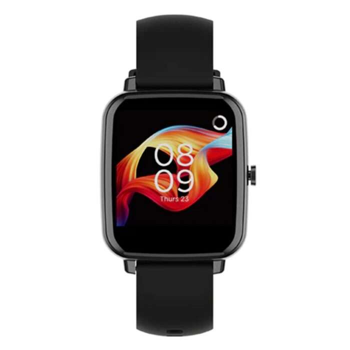 boAt Watch Mercury Premium Smart Watch with Alexa Built-in, 1.69" (4.29 cm) Inch Big Square Display,15 Watch Faces - Black - Image 1