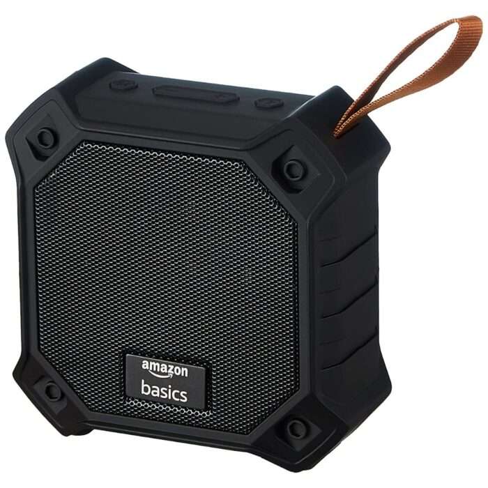 AmazonBasics 5W Bluetooth 5.0 Speaker, Upto 36 Hrs Playtime, True Wireless Technology, Built in Mic -Black - Image 1