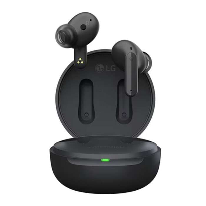 LG Tone Free FP5 - Enhanced Active Noise Cancelling Bluetooth Truly Wireless in Ear Earbuds with mic (Black) - Image 1