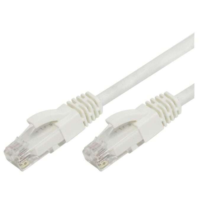 SAMZHE CAT 6E RJ45 Network Ethernet LAN Patch Cable for Smartphone, Router, Server, Printer - 2.5 to 3 MTR (White) - Image 2