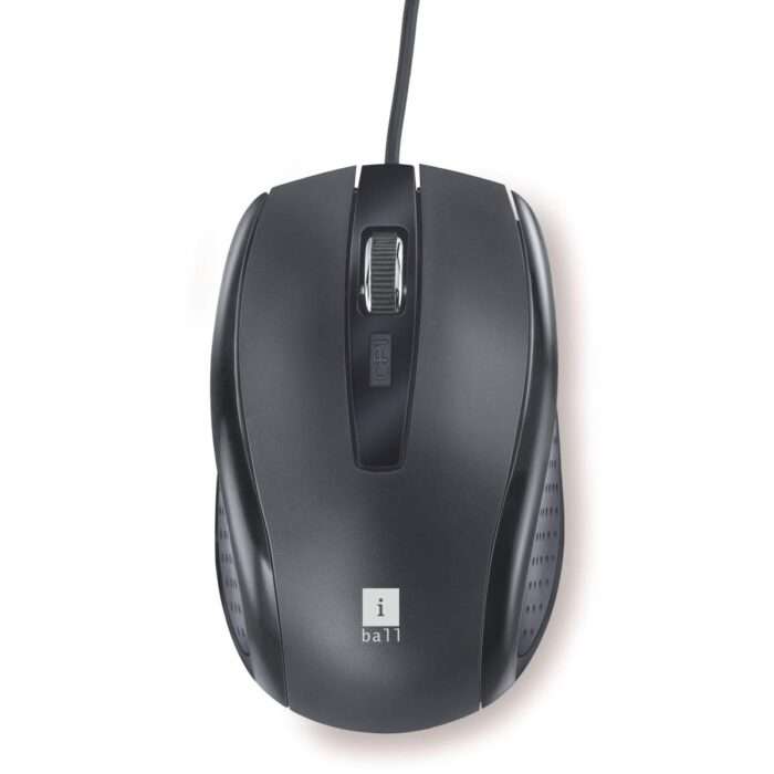 iBall Style36 Advanced Optical USB Mouse, Black - Image 1