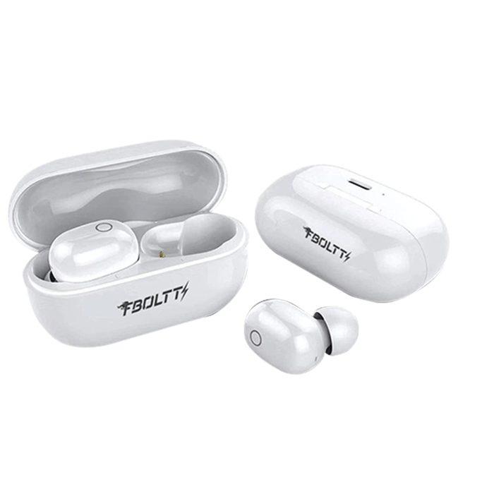 Fire-Boltt Buds BE1400 Truly Wireless Bluetooth in Ear Earbuds with Mic - White - Image 1