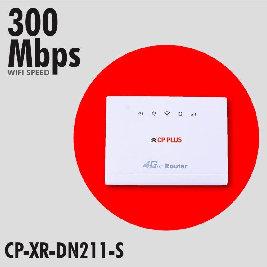 CP PLUS 4G Sim Card Router Supports Wifi 2.4G MIMO Enabled