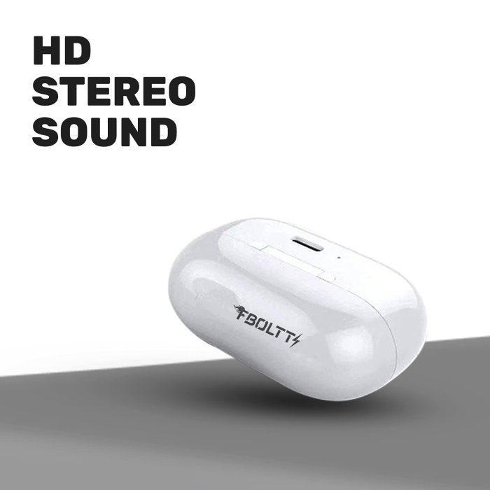 Fire-Boltt Buds BE1400 Truly Wireless Bluetooth in Ear Earbuds with Mic - White - Image 4