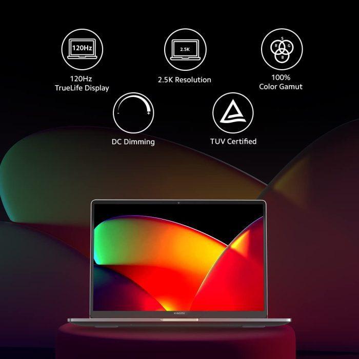 Xiaomi Notebook Pro 120 12th Gen Intel i5-12450H Thin & Light, 16GB LPDDR5 RAM/512GB SSD/Iris Xe Graphics, 14 2.5K Resolution/120Hz Display - Image 2