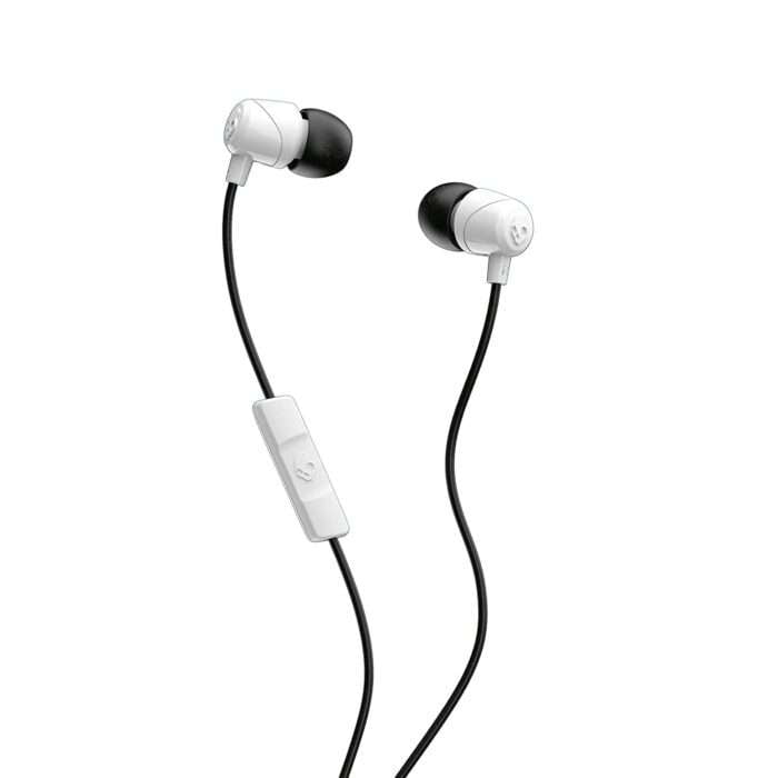 Skullcandy Jib Wired In-Earphone with Mic (White/Black) - Image 1