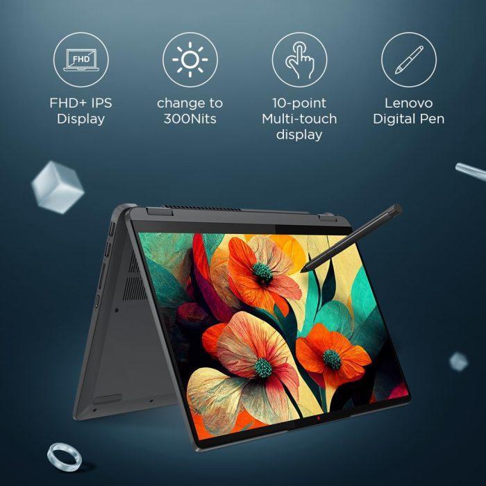 Lenovo IdeaPad Flex 5 AMD Ryzen 5 5500U 14" (35.56cm) WUXGA IPS 2-in-1 Convertible Touchscreen Laptop (16GB/512GB SDD/Win11/Office 2021 - Image 4