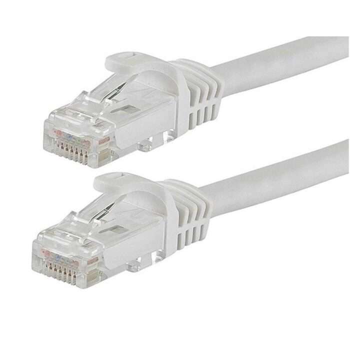 SAMZHE CAT 6E RJ45 Network Ethernet LAN Patch Cable for Smartphone, Router, Server, Printer - 2.5 to 3 MTR (White) - Image 3