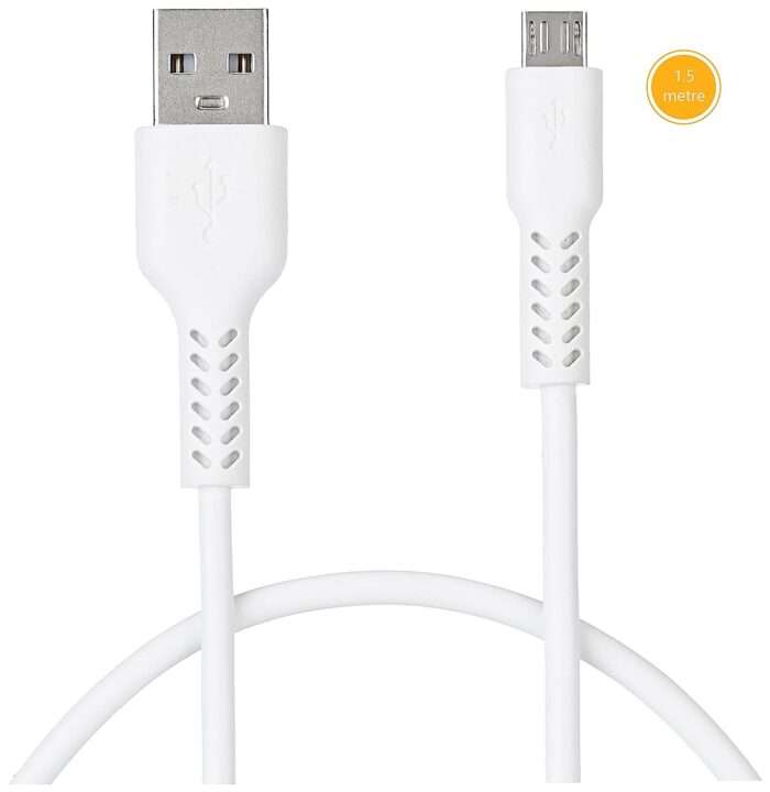 AmazonBasics 2 Amp USB Wall Charger & Micro USB Cable (White) - Image 5