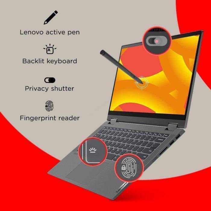 Lenovo IdeaPad Flex 5 AMD Ryzen 5 5500U 14" (35.56cm) WUXGA IPS 2-in-1 Convertible Touchscreen Laptop (16GB/512GB SDD/Win11/Office 2021 - Image 6