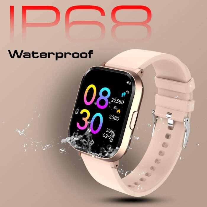 Fire-Boltt Ninja 2 Max 1.5" Full Touch Display, 20 Sports Mode, Camera & Music Control, IP68 Dust & Sweat Resistance - Rose Gold - Image 4