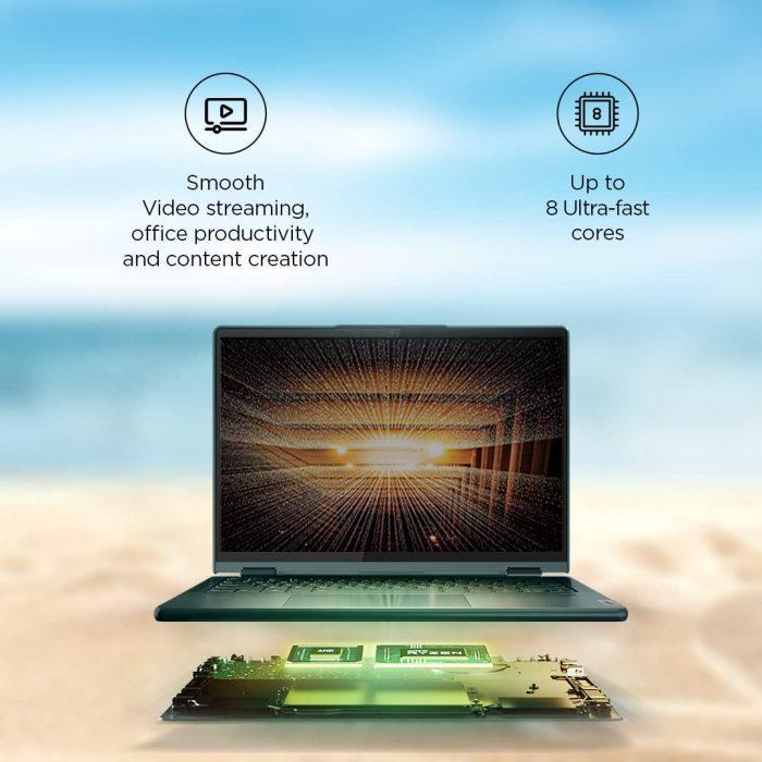 Lenovo Yoga 6 AMD Ryzen 7 5700U 13.3"(33.78cm) WUXGA IPS 2-in-1 Convertible Touchscreen Laptop - Image 8