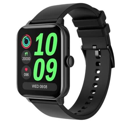 Fire-Boltt Ninja Calling 1.69" Bluetooth Calling Smart Watch, Dial Pad, Speaker, 450 NITS Peak Brightness, Wrist Gaming - Metal Grey