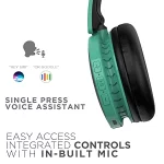 boAt Rockerz 370 Wireless Headphone with 40mm Dynamic Driver, Bluetooth & AUX Connectivity, Upto 8HRS Playback – Green - Image 4