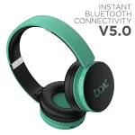 boAt Rockerz 370 Wireless Headphone with 40mm Dynamic Driver, Bluetooth & AUX Connectivity, Upto 8HRS Playback – Green - Image 2