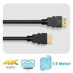 Zebronics Zeb-HAA1520 (1.5 Meter) HDMI Cable Extension, Compatible with HDMI-Enabled TV, Blu-ray, Playstation (Gold Plated Connectors) - Image 2