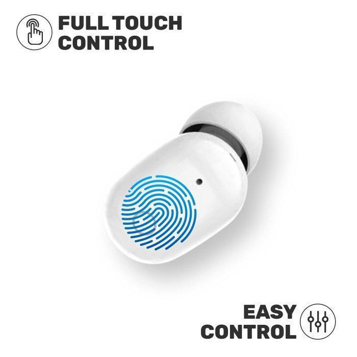 Fire-Boltt Buds BE1400 Truly Wireless Bluetooth in Ear Earbuds with Mic - White - Image 3