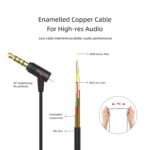 Soundmagic E11C Wired in Ear Headset with Mic - Black - Image 4