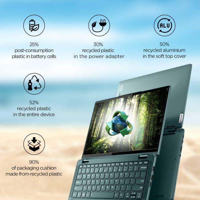 Lenovo Yoga 6 AMD Ryzen 7 5700U 13.3"(33.78cm) WUXGA IPS 2-in-1 Convertible Touchscreen Laptop - Image 3