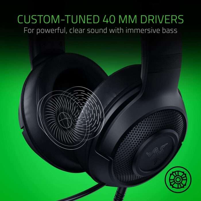 Razer Kraken X Lite Ultralight Gaming Headset, 7.1 Surround Sound Capable, Bendable Cardioid Microphone, Nintendo Switch - Image 4