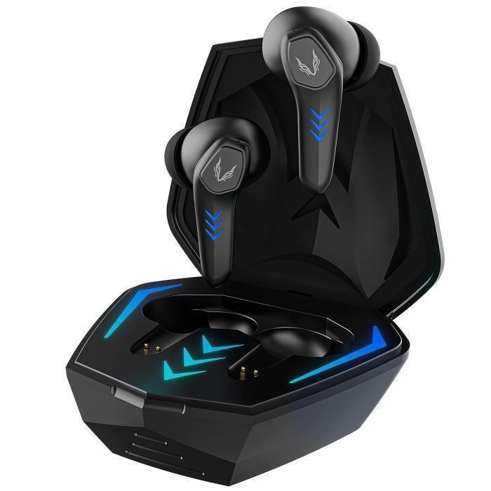 TAGG Rogue 100Gt Bluetooth Truly Wireless Gaming in Ear Earbuds with 50Ms Low Latency for Better Gaming 20Hrs Playtime with Mic - Black - Image 1
