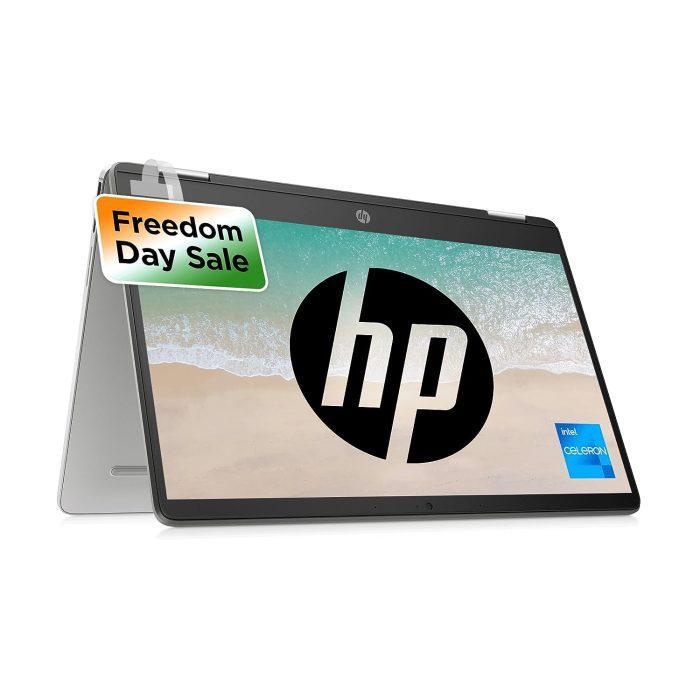 HP Chromebook X360 Intel Celeron N4020 14 inch, Micro-Edge, Touchscreen, 2-in-1 Laptop, 4GB RAM/64GB eMMC/Intel UHD Graphics - Image 1
