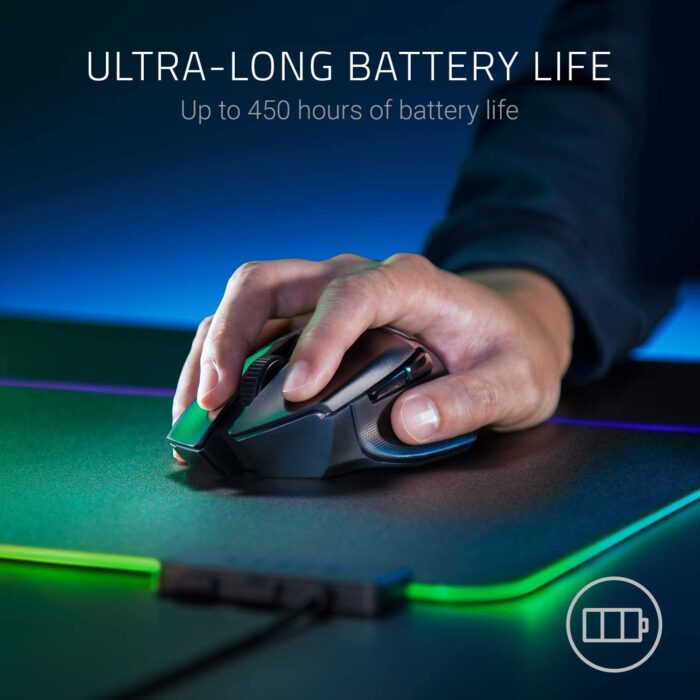 Razer Basilisk X HyperSpeed Wireless Gaming Mouse & HyperSpeed Wireless Compatible | 6 Programmable Buttons | 16000 DPI - Image 4