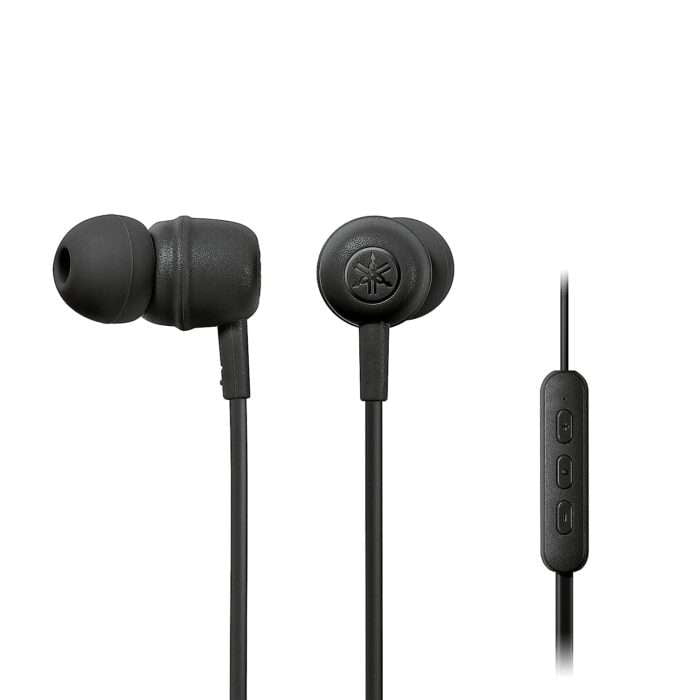 Yamaha EP-E30A Wireless Bluetooth in Ear Neckband Headphone with Mic for Phone Call, Listening Care - Black - Image 2
