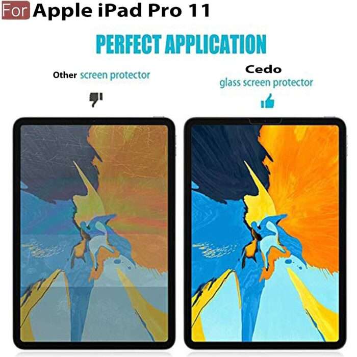 CEDO Tempered Glass iPad Pro 11 inch (2018) / iPad Air 4 10.9" (2020) | Screen Protector Tab Tempered Glass for iPad Pro 11 inch 1st Gen (2018) / iPad Air 4 10.9" (2020) - Image 3