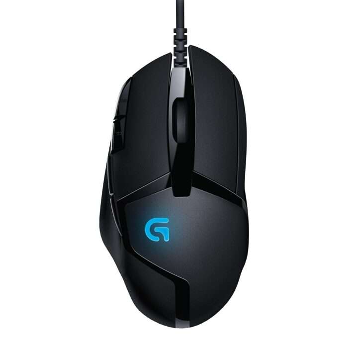 Logitech G402 Hyperion Fury USB Wired Gaming Mouse, 4,000 DPI, Lightweight, 8 Programmable Buttons – Black - Image 1