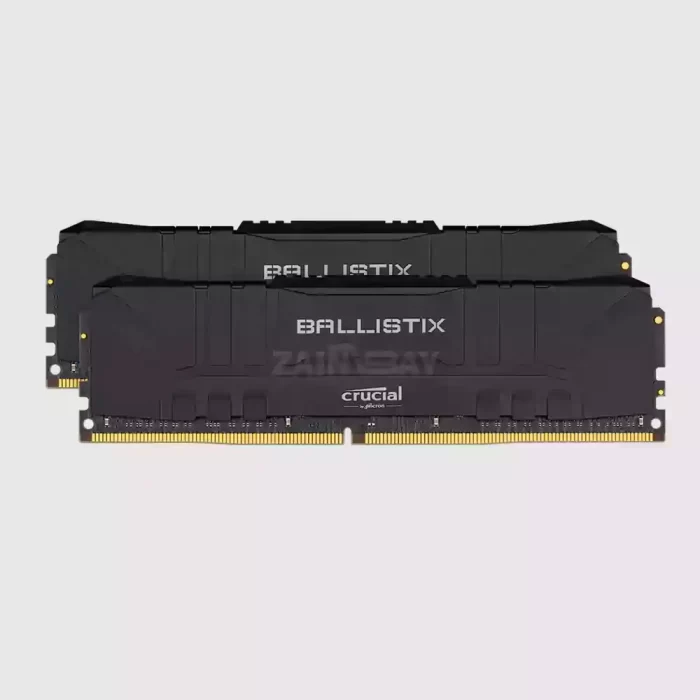 Crucial Ballistix 3000 MHz DDR4 DRAM Desktop Gaming Memory Kit 16GB (8GBx2) CL15 BL2K8G30C15U4B - Black - Image 1