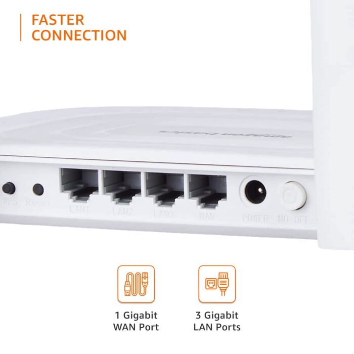 Amazon Basics AC1200 Dual-Band Wireless SOHO Router, Wi-Fi Speed Up to 867 Mbps/5 GHz and 300 Mbps/2.4 GHz, MediaTek Chipset - Image 4