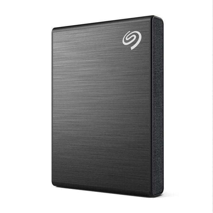 Seagate One Touch SSD 500GB External SSD Portable – Black, speeds up to 1030MB/s, with Android App, 1yr Mylio Create - STKG500400 - Image 1